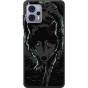 Черный чехол BoxFace Motorola G23 Wolf