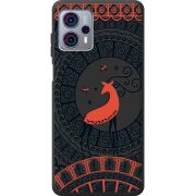 Черный чехол BoxFace Motorola G23 Ornament