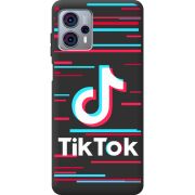 Черный чехол BoxFace Motorola G23 Tik Tok