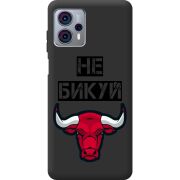 Черный чехол BoxFace Motorola G23 Не Бикуй