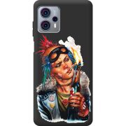 Черный чехол BoxFace Motorola G23 Tanker Girl