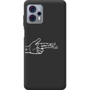 Черный чехол BoxFace Motorola G23 Pew Pew