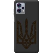 Черный чехол BoxFace Motorola G23 Ukrainian Trident