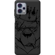 Черный чехол BoxFace Motorola G23 Bear King