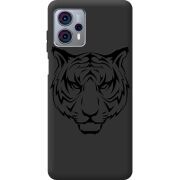 Черный чехол BoxFace Motorola G23 Tiger