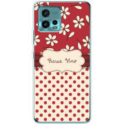 Чехол BoxFace Motorola G72 Именной Polka Dots