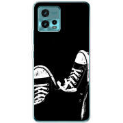 Чехол BoxFace Motorola G72 Black Sneakers