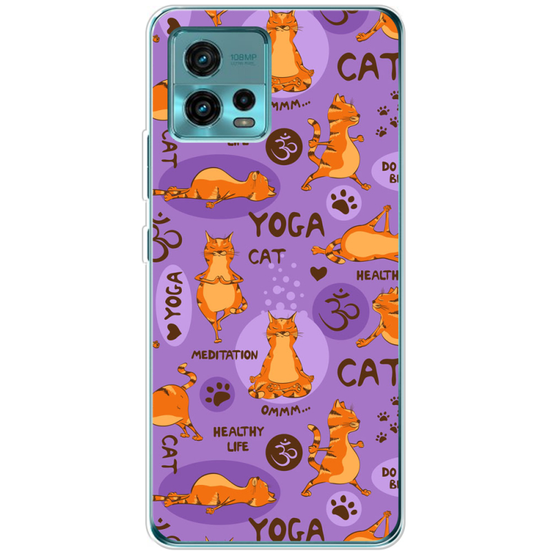 Чехол BoxFace Motorola G72 Yoga Cat