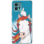 Чехол BoxFace Motorola G72 Fuck Unicorn