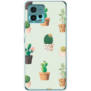 Чехол BoxFace Motorola G72 L-green Cacti