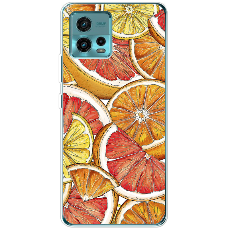 Чехол BoxFace Motorola G72 Citrus Pattern