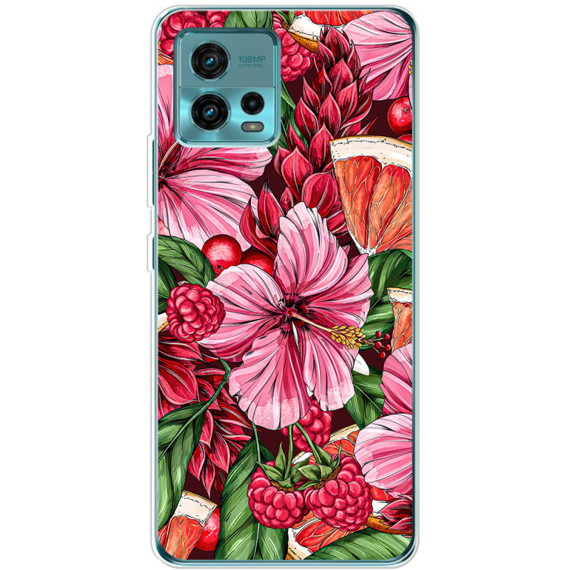 Чехол BoxFace Motorola G72 Tropical Flowers