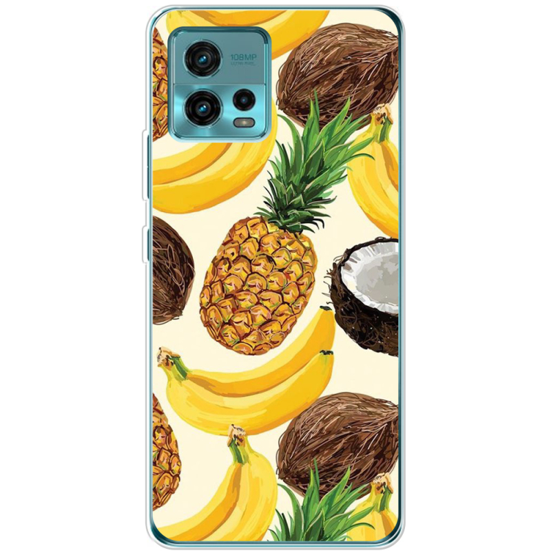 Чехол BoxFace Motorola G72 Tropical Fruits