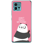Чехол BoxFace Motorola G72 Dont Touch My Phone Panda