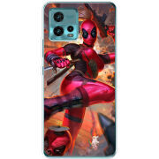 Чехол BoxFace Motorola G72 Woman Deadpool