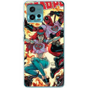 Чехол BoxFace Motorola G72 Deadpool and Mary Jane