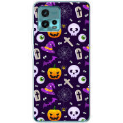 Чехол BoxFace Motorola G72 Halloween Purple Mood