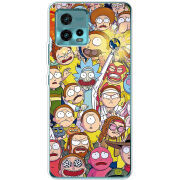 Чехол BoxFace Motorola G72 Rick and Morty