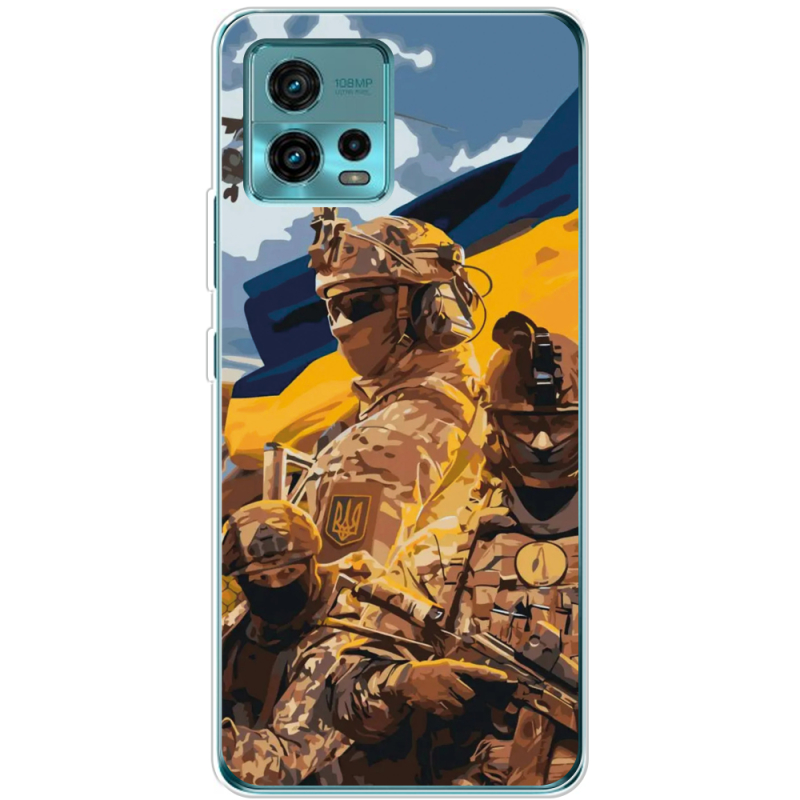 Чехол BoxFace Motorola G72 Воїни ЗСУ