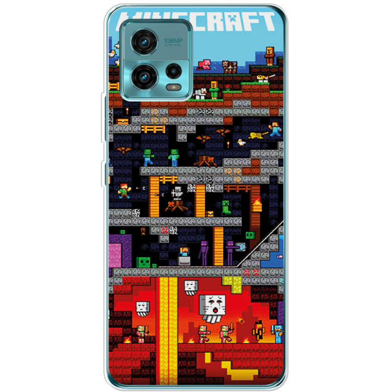 Чехол BoxFace Motorola G72 Minecraft Lode Runner