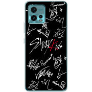 Чехол BoxFace Motorola G72 Stray Kids автограф
