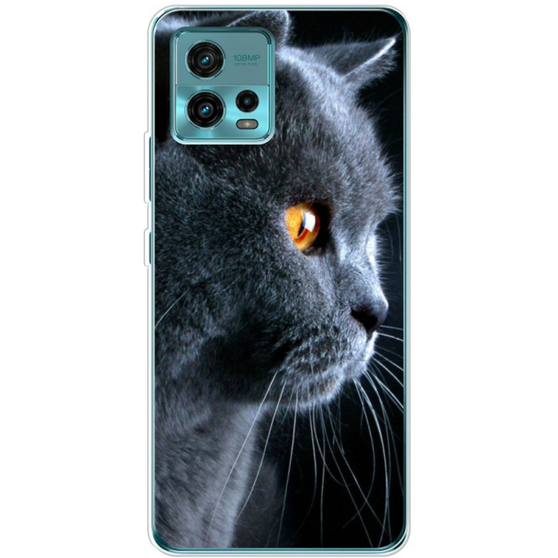 Чехол BoxFace Motorola G72 English cat