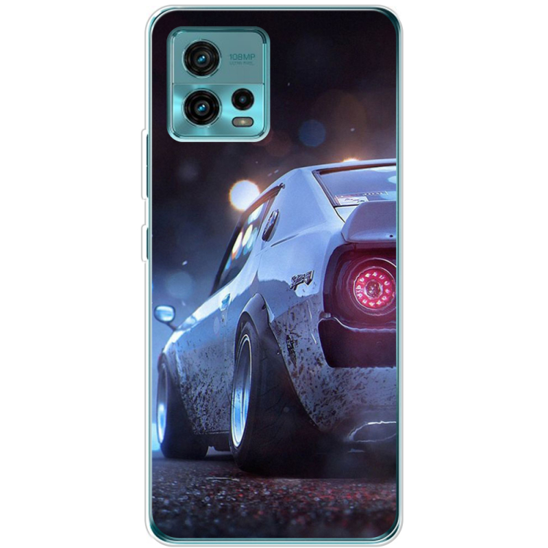 Чехол BoxFace Motorola G72 Silver Car