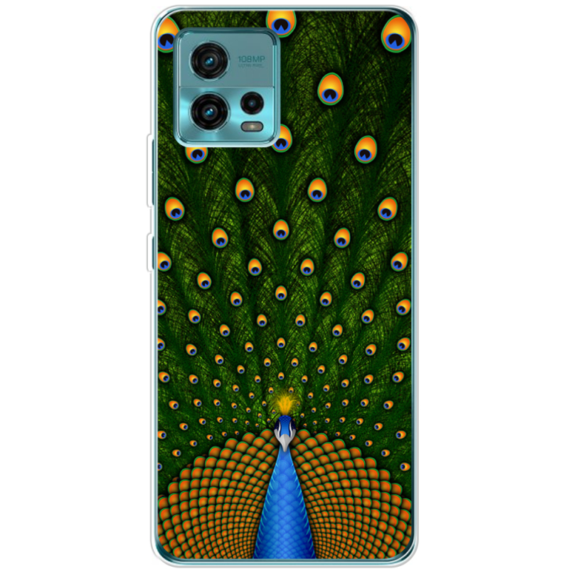 Чехол BoxFace Motorola G72 Peacocks Tail