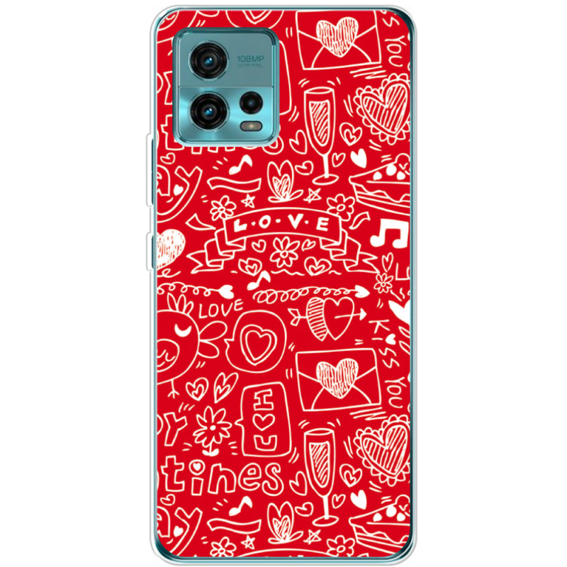 Чехол BoxFace Motorola G72 Happy Valentines