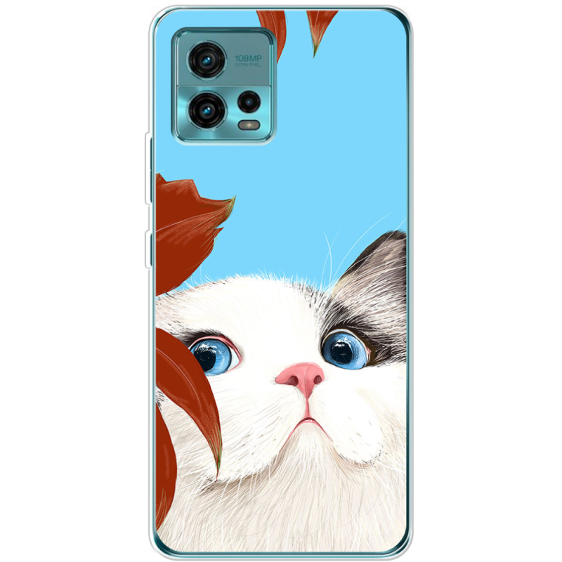 Чехол BoxFace Motorola G72 Wondering Cat