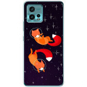 Чехол BoxFace Motorola G72 Fox-Astronauts