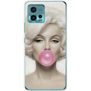 Чехол BoxFace Motorola G72 Marilyn Monroe Bubble Gum