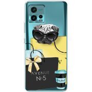 Прозрачный чехол BoxFace Motorola G72 Fashion Pug