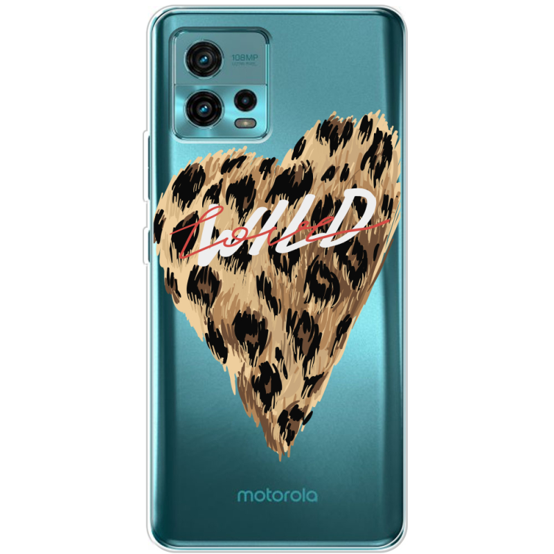 Прозрачный чехол BoxFace Motorola G72 Wild Love