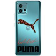 Прозрачный чехол BoxFace Motorola G72 Wild Cat