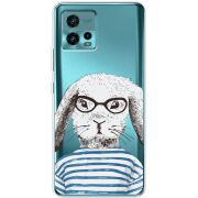 Прозрачный чехол BoxFace Motorola G72 MR. Rabbit