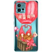 Прозрачный чехол BoxFace Motorola G72 Valentine Dwarfs