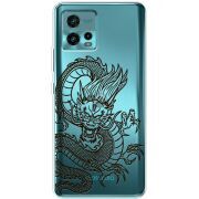 Прозрачный чехол BoxFace Motorola G72 Chinese Dragon