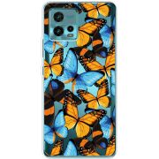 Прозрачный чехол BoxFace Motorola G72 Butterfly Morpho