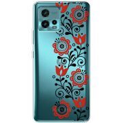 Прозрачный чехол BoxFace Motorola G72 Ethno Ornament