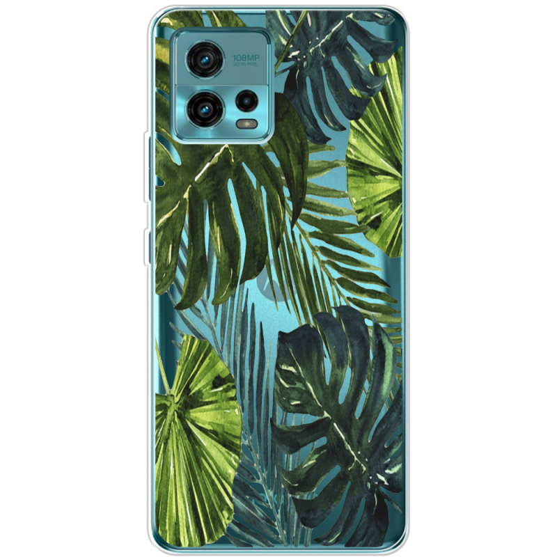 Прозрачный чехол BoxFace Motorola G72 Palm Tree