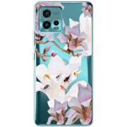 Прозрачный чехол BoxFace Motorola G72 Chinese Magnolia