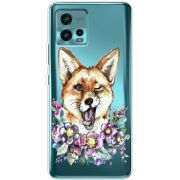 Прозрачный чехол BoxFace Motorola G72 Winking Fox