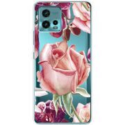 Прозрачный чехол BoxFace Motorola G72 Rose