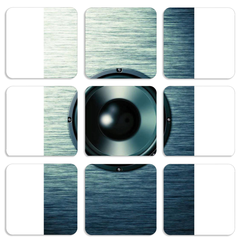 Магнитные фотопазлы 50 на 50 набор 9 штук 