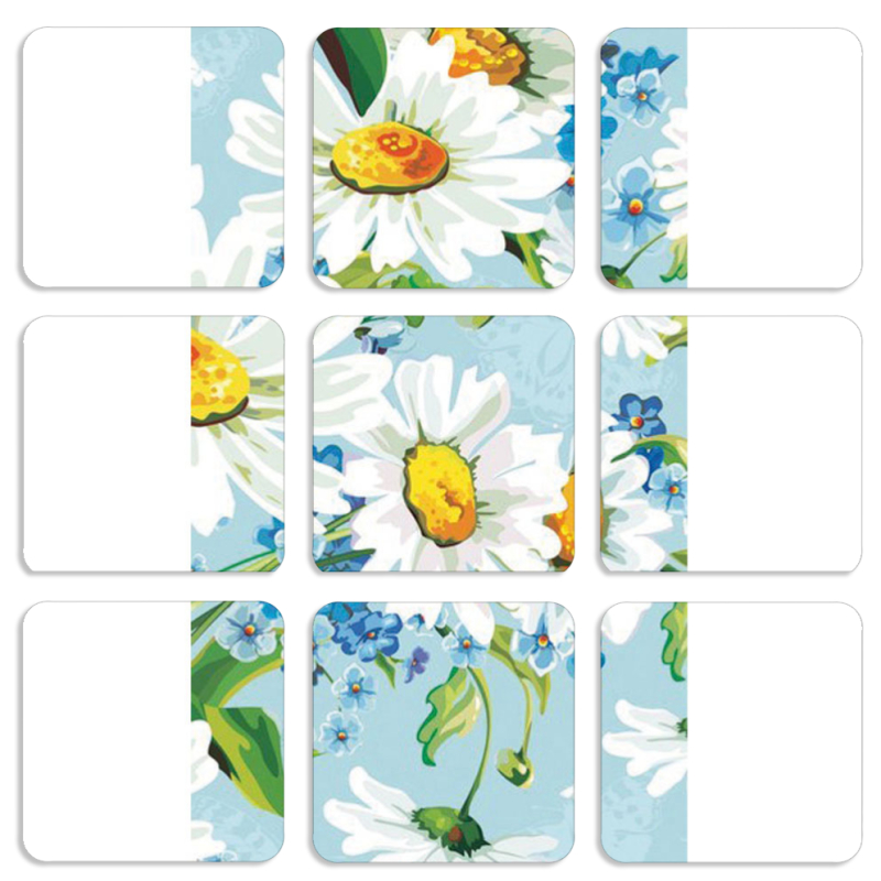 Магнитные фотопазлы 50 на 50 набор 9 штук 