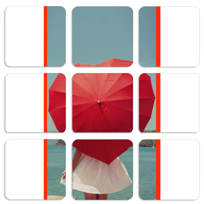 Магнитные фотопазлы 50 на 50 набор 9 штук 