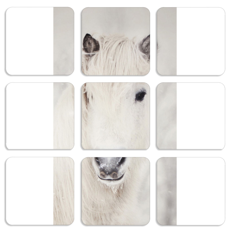 Магнитные фотопазлы 50 на 50 набор 9 штук 