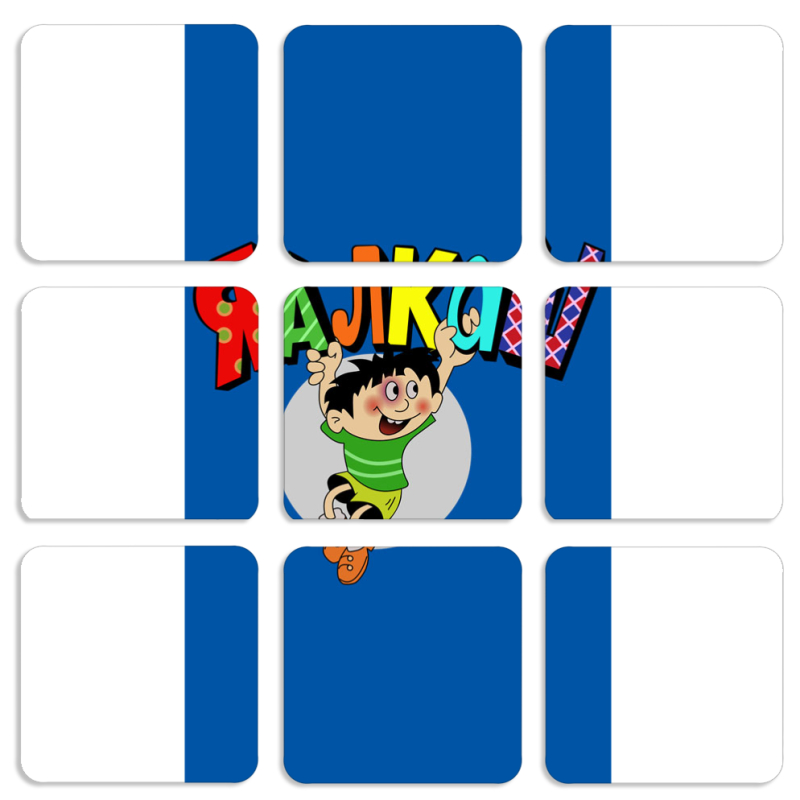 Магнитные фотопазлы 50 на 50 набор 9 штук 