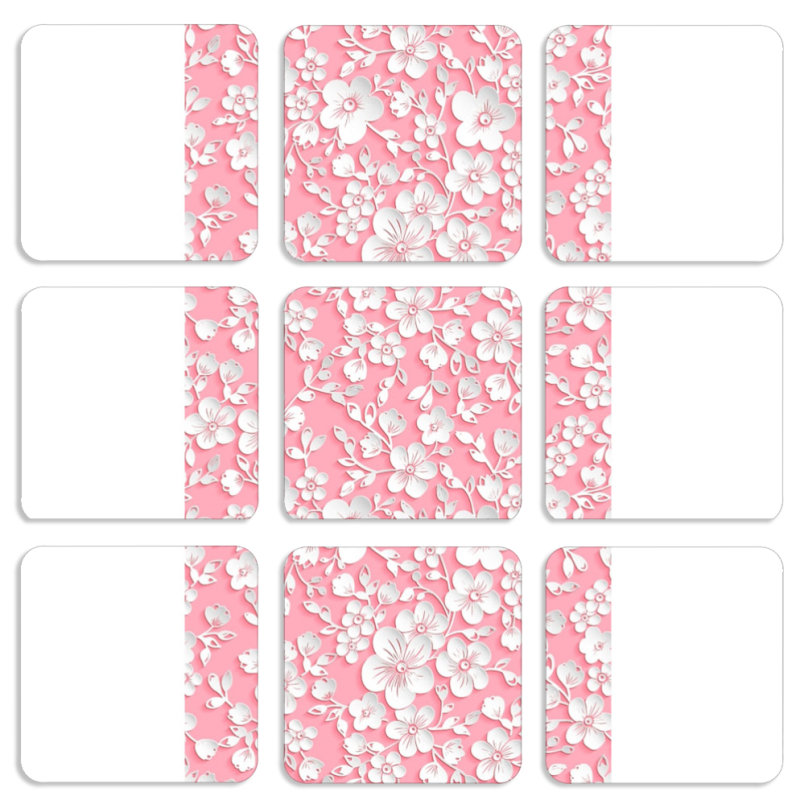 Магнитные фотопазлы 50 на 50 набор 9 штук 